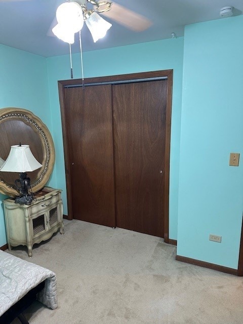 3806 Juniper Ave, Joliet, IL 60431 - carpeted bedroom featuring a closet and a ceiling fan