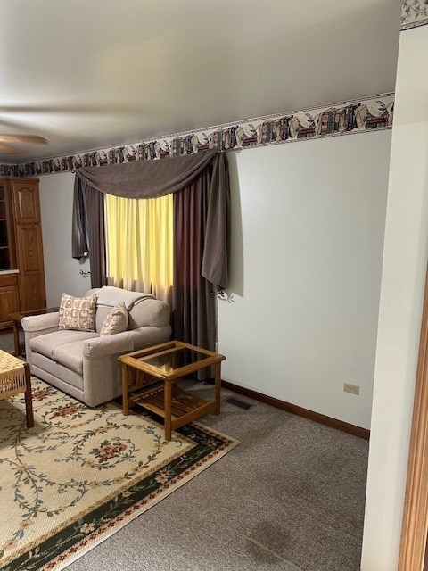 3806 Juniper Ave, Joliet, IL 60431 - living room with carpet and baseboards