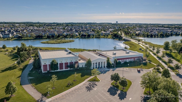 2451 Alison Ave, Pingree Grove, IL 60140 - aerial perspective of suburban area featuring a large body of water