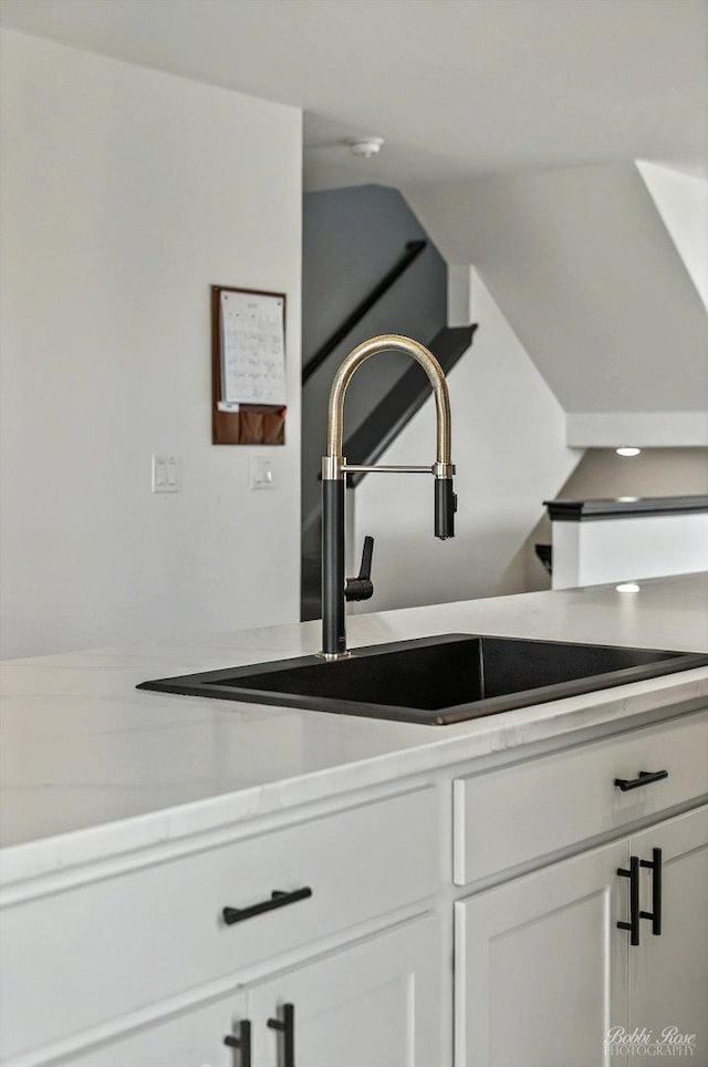 2451 Alison Ave, Pingree Grove, IL 60140 - detailed view of a sink and white cabinets