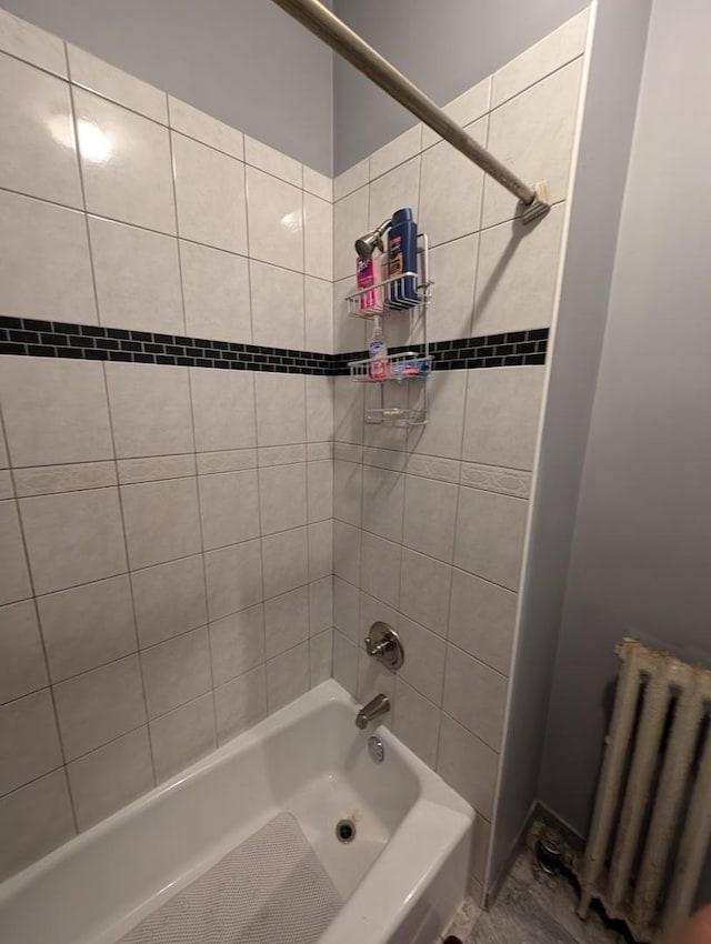 6850 S S Shore Dr Unit 2N, Chicago, IL 60649 - full bathroom with radiator heating unit and shower / tub combination