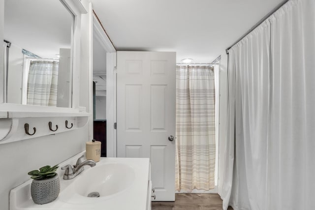 646 E Weston Ct, Round Lake Beach, IL 60073 - bathroom with wood finished floors and vanity