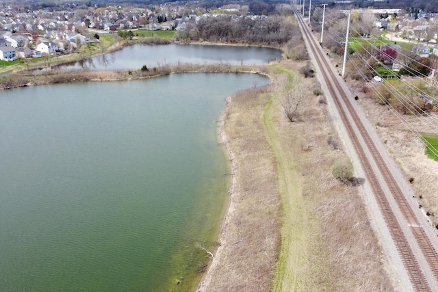 646 E Weston Ct, Round Lake Beach, IL 60073 - aerial view of a nearby body of water