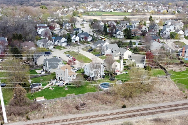 646 E Weston Ct, Round Lake Beach, IL 60073 - aerial perspective of suburban area