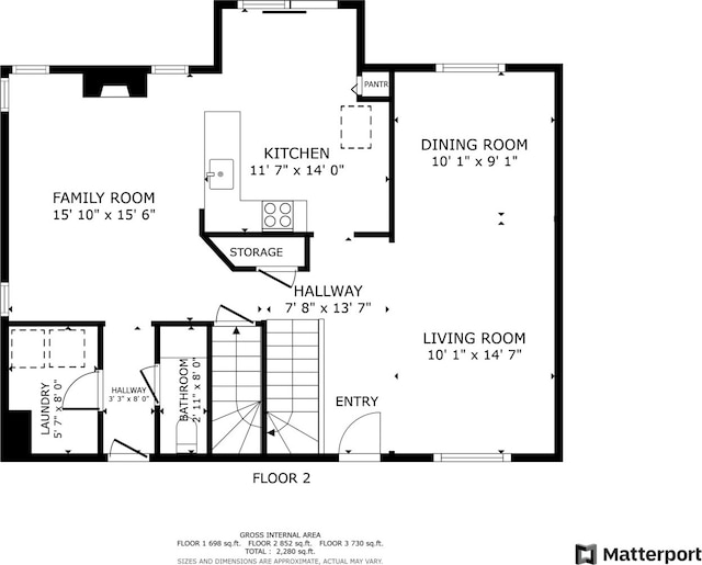 646 E Weston Ct, Round Lake Beach, IL 60073 - room layout