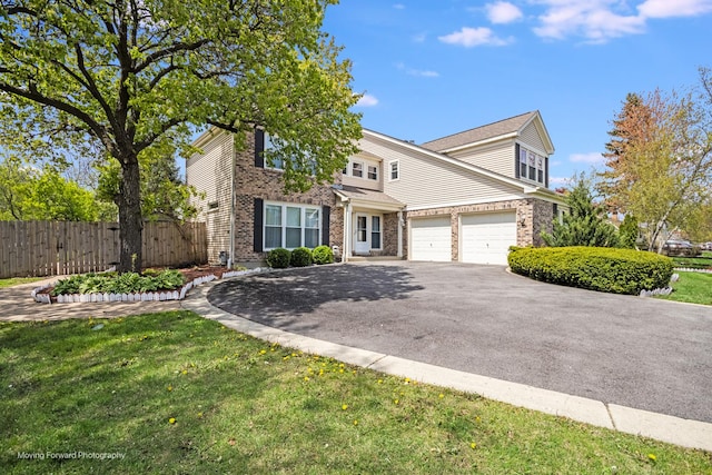 1770 Oxford Dr, Mundelein, IL 60060 - view of front of property with driveway and brick siding