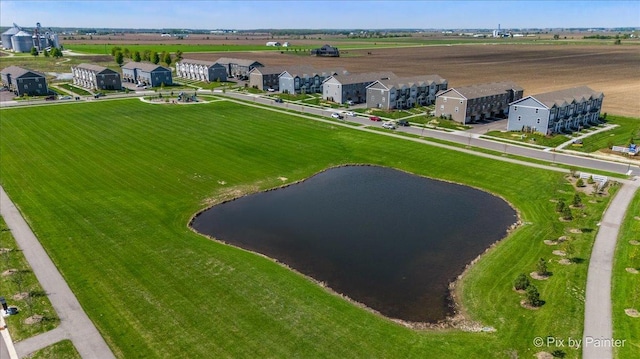 bird's eye view of a large body of water