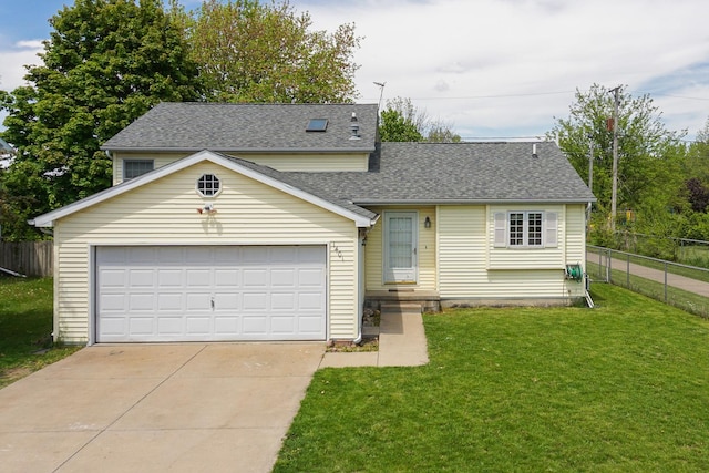 1401 W Indian Dr, Pontiac, IL 61764 - view of front of house with a shingled roof, concrete driveway, and a garage