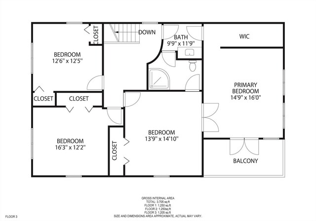 2153 W 107th Pl, Chicago, IL 60643 - room layout