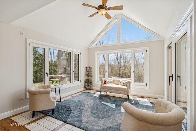 3937 Lakeview Ct, Long Grove, IL 60047 - sunroom / solarium with vaulted ceiling