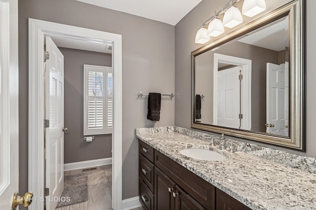3937 Lakeview Ct, Long Grove, IL 60047 - bathroom with baseboards and vanity