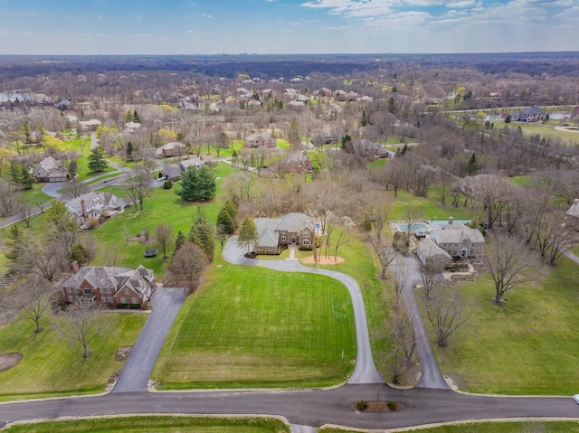 3937 Lakeview Ct, Long Grove, IL 60047 - aerial overview of property's location with nearby suburban area