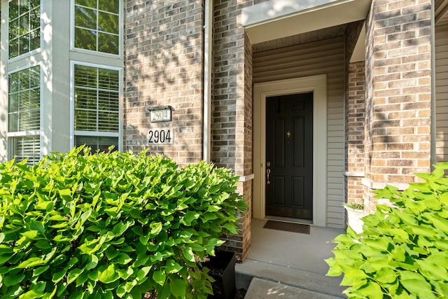 2904 Portage St, Naperville, IL 60564 - doorway to property featuring brick siding