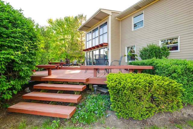 5538 Prairiemoor Ln, Long Grove, IL 60047 - view of wooden terrace