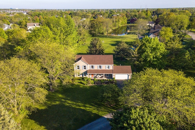 5538 Prairiemoor Ln, Long Grove, IL 60047 - drone / aerial view of a nearby body of water