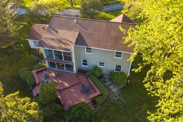 5538 Prairiemoor Ln, Long Grove, IL 60047 - aerial view of property and surrounding area