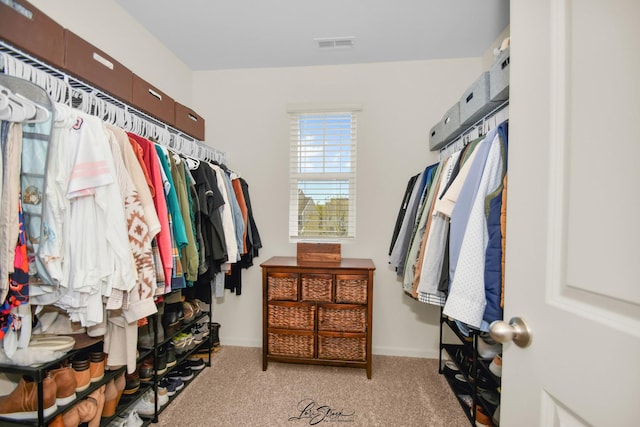 7605 Violet Ln, Joliet, IL 60431 - spacious closet featuring light colored carpet