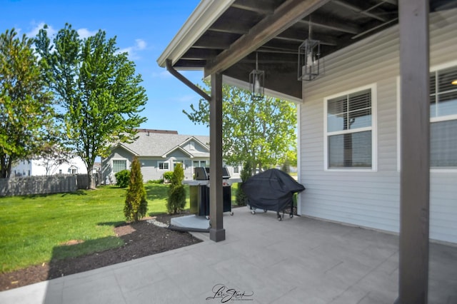 7605 Violet Ln, Joliet, IL 60431 - view of patio featuring a grill