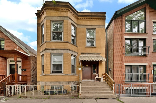 3310 S Lowe St, Chicago, IL 60616 - view of front facade with brick siding