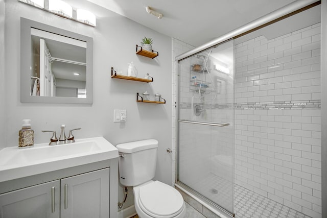 1636 S 14th Ave, Maywood, IL 60153 - full bath featuring toilet, a stall shower, and vanity