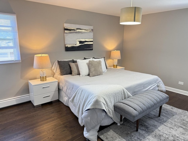 11 S Roberts Rd, Inverness, IL 60067 - bedroom with dark wood-type flooring and baseboards