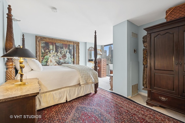 1122 N Clark St Unit 3301-10, Chicago, IL 60610 - bedroom featuring light carpet