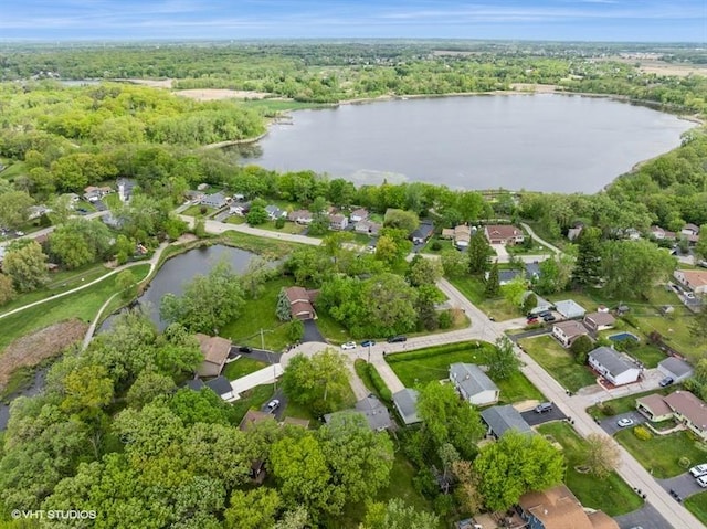 1811 Maplewood Ct, Lindenhurst, IL 60046 - aerial view of property's location with a large body of water and nearby suburban area