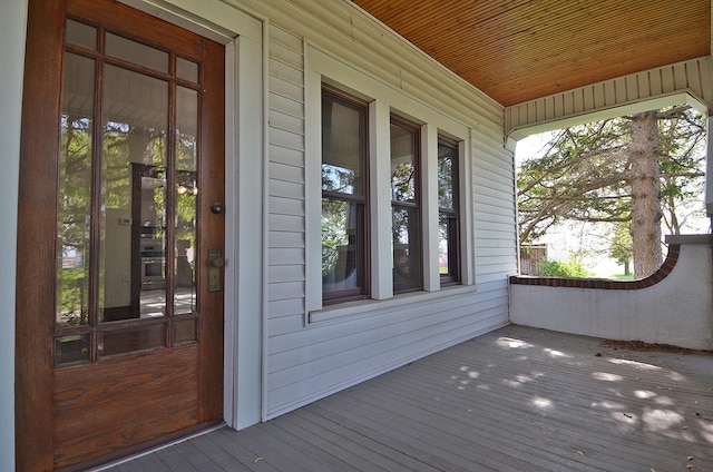 2573 State Route 17th Hwy, Toluca, IL 61369 - wooden terrace with covered porch