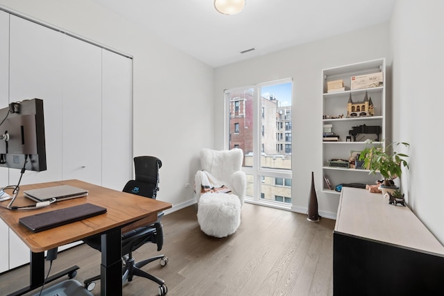 2773 N Hampden Ct Unit 401, Chicago, IL 60614 - office area with wood finished floors and baseboards