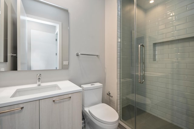 2773 N Hampden Ct Unit 401, Chicago, IL 60614 - full bath featuring vanity and a shower stall