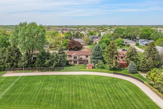 46 Feece Dr, Batavia, IL 60510 - aerial perspective of suburban area with a tree filled landscape