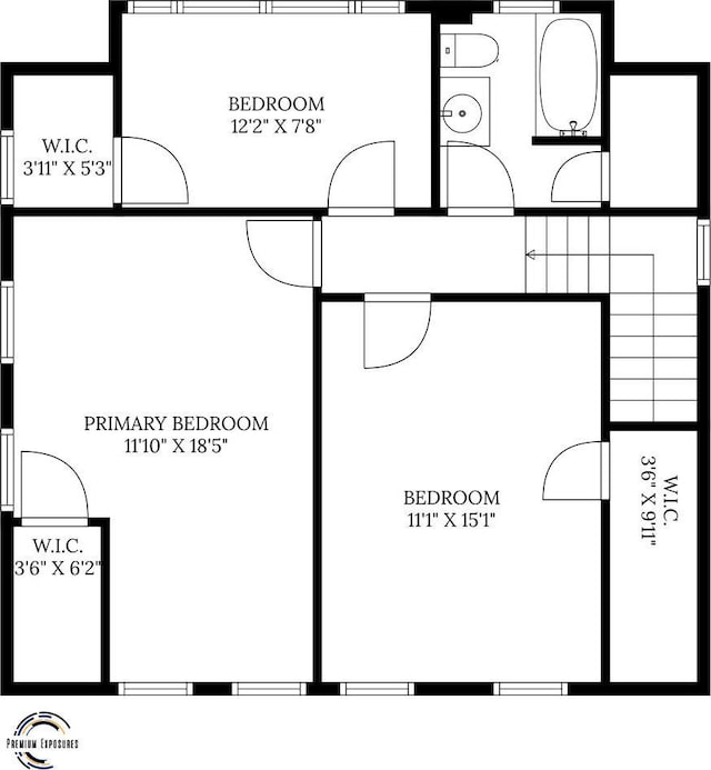 711 W Iowa St, Urbana, IL 61801 - floor plan / room layout
