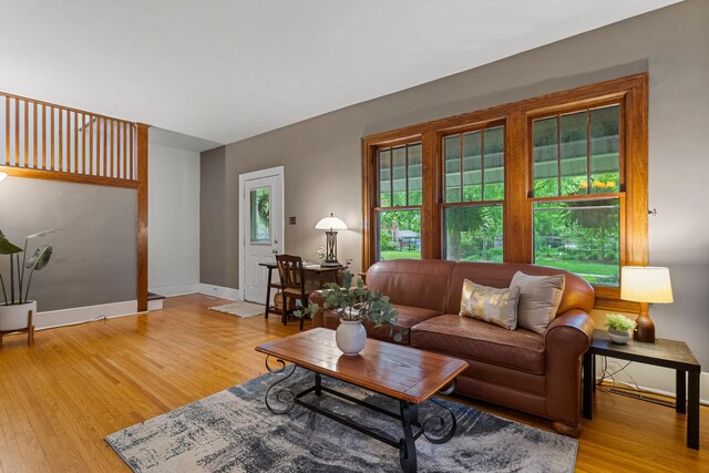 711 W Iowa St, Urbana, IL 61801 - living area with light wood finished floors and baseboards