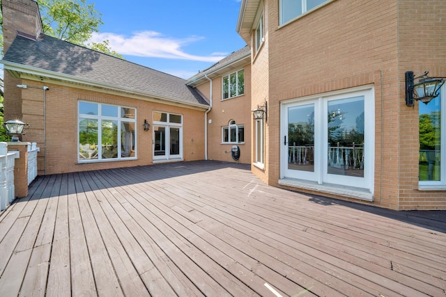 view of deck