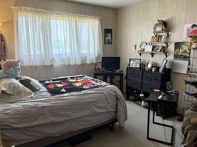 5600 Saint Charles Rd, Berkeley, IL 60163 - carpeted bedroom with wooden walls