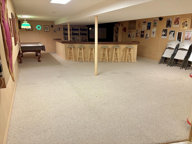 5600 Saint Charles Rd, Berkeley, IL 60163 - rec room featuring bar, carpet, and billiards table