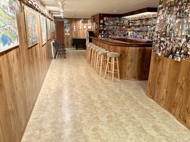 5600 Saint Charles Rd, Berkeley, IL 60163 - indoor dry bar featuring wooden walls