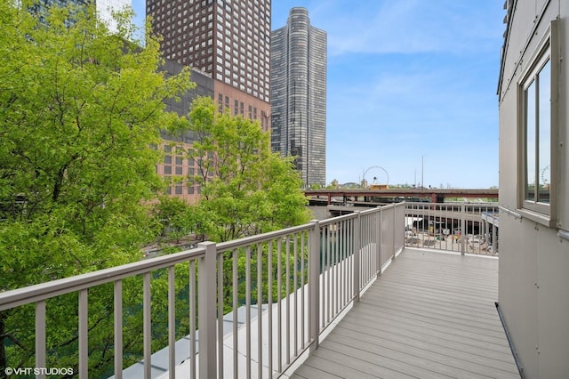 456 E N Water St Unit H, Chicago, IL 60611 - view of balcony
