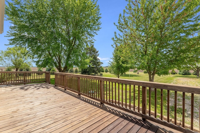4731 E 10th Rd, Earlville, IL 60518 - wooden terrace with a lawn