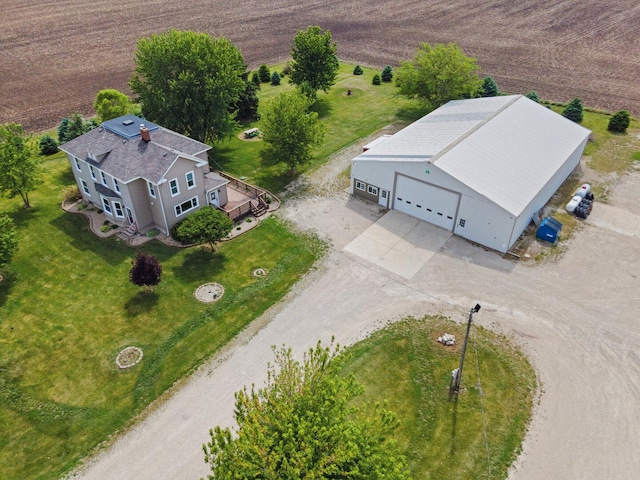 4731 E 10th Rd, Earlville, IL 60518 - aerial view of property and surrounding area