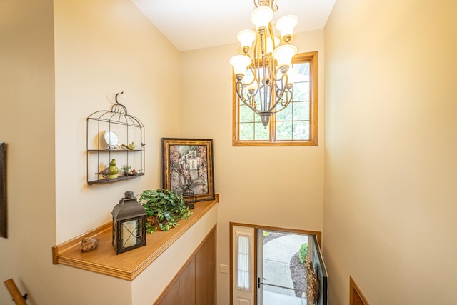 25037 W Liberty Dr, Channahon, IL 60410 - entryway with a chandelier