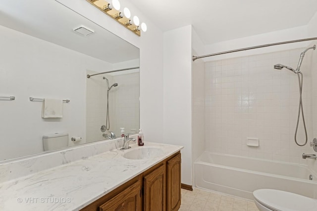 6109 Golfview Dr Unit 6109, Gurnee, IL 60031 - bathroom featuring shower / bath combination and vanity