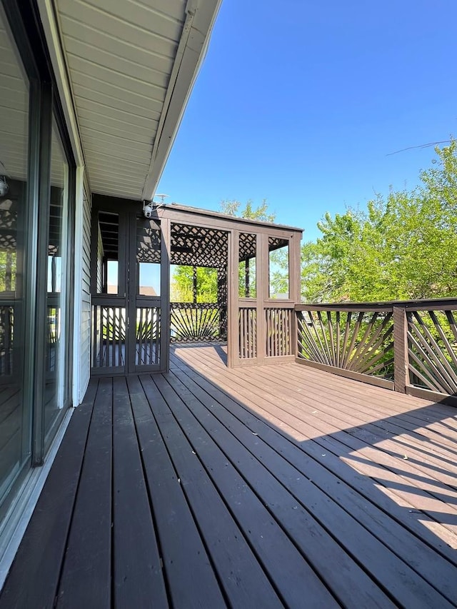view of deck