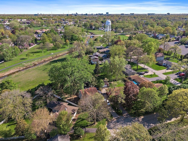 3101 Saint James St, Rolling Meadows, IL 60008 - aerial view of property and surrounding area featuring a tree filled landscape