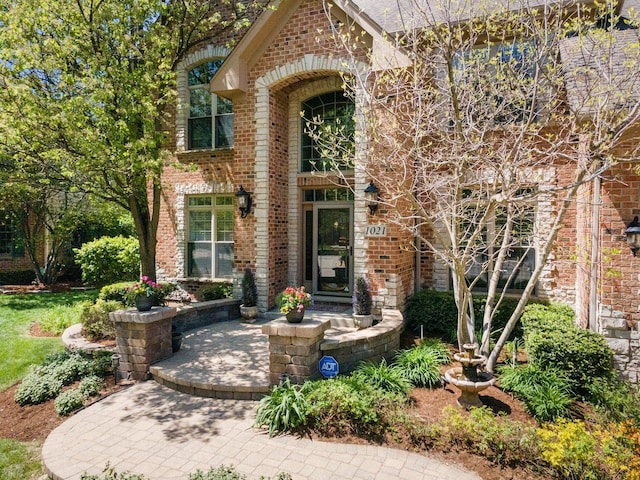 1021 Fire Fox Ct, Saint Charles, IL 60174 - doorway to property featuring brick siding