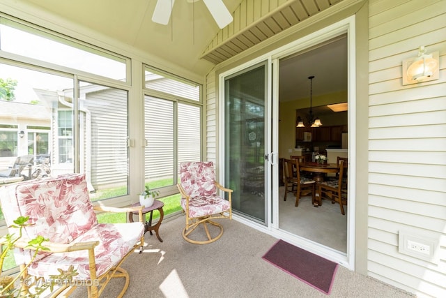 2507 Rolling Rdg, Elgin, IL 60124 - sunroom / solarium with a ceiling fan