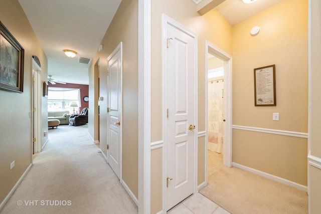 2507 Rolling Rdg, Elgin, IL 60124 - hallway with light carpet and baseboards