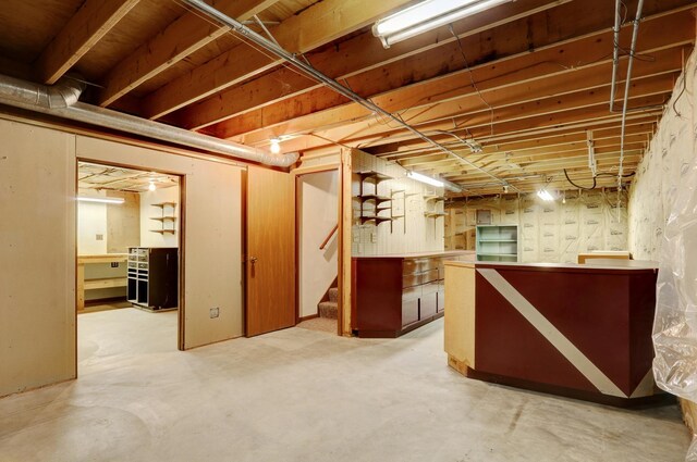 10762 W Talmadge Ave, Beach Park, IL 60099 - unfinished below grade area featuring stairway