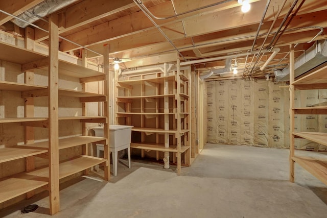 10762 W Talmadge Ave, Beach Park, IL 60099 - view of unfinished below grade area