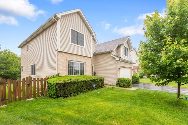 1984 Seaview Dr, Aurora, IL 60503 - view of property exterior featuring brick siding and an attached garage